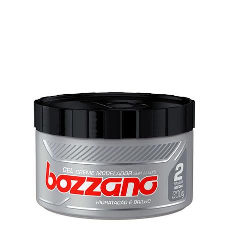 Gel Creme Bozzano Modelador Fixação Média com 300g Menor preço em Gel Creme Bozzano Modelador Fixação Média com 300g