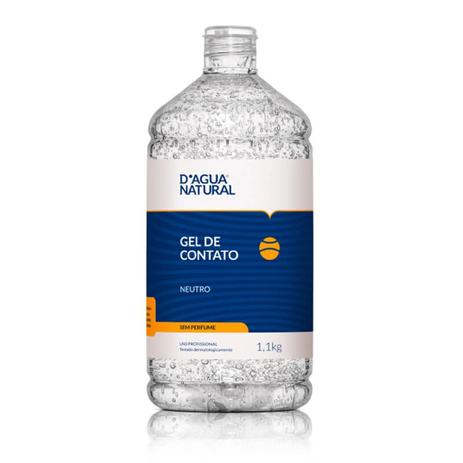 Gel de Contato Neutro Sem Perfume Dagua Natural - 1,1kg - D'agua natural Menor preço em Gel de Contato Neutro Sem Perfume Dagua Natural - 1,1kg - D'agua natural