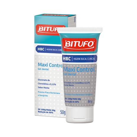 Gel dental bitufo maxi control - 50g Menor preço em Gel dental bitufo maxi control - 50g