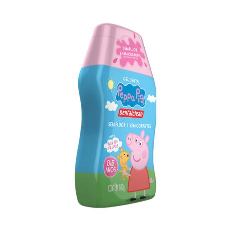 Gel dental peppa pig sem flúor dentalclean - mix frutas 100g - Dental clean Menor preço em Gel dental peppa pig sem flúor dentalclean - mix frutas 100g - Dental clean