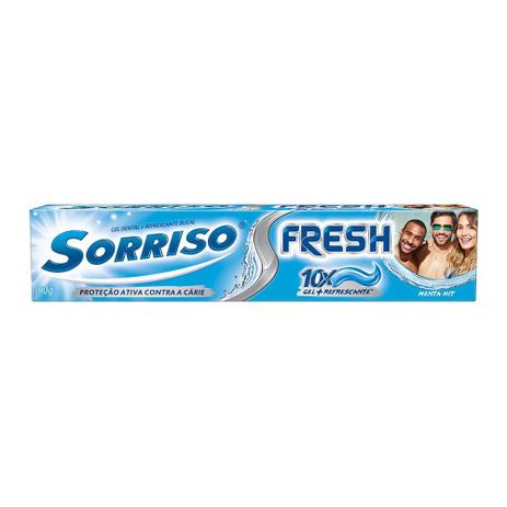 Gel Dental Sorriso Fresh Menta Hit 90g Menor preço em Gel Dental Sorriso Fresh Menta Hit 90g