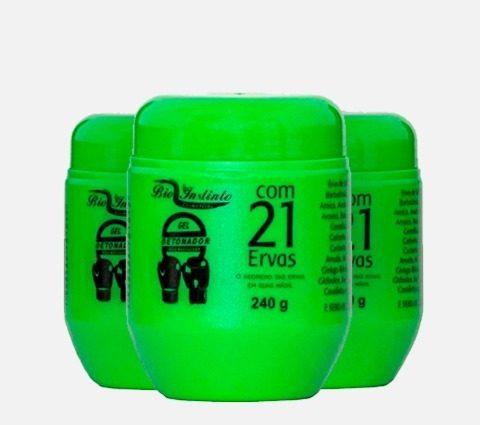 Gel Detonador 21 Ervas Com Sebo De Carneiro 240g 03 Unidades - Bio instinto Menor preço em Gel Detonador 21 Ervas Com Sebo De Carneiro 240g 03 Unidades - Bio instinto