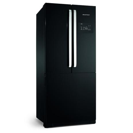 Geladeira Brastemp BRO80AE 540 Litros Side by Side Inverse 3 Portas Frost Free Preto - 220V Menor preço em Geladeira Brastemp BRO80AE 540 Litros Side by Side Inverse 3 Portas Frost Free Preto - 220V