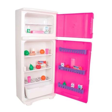 Geladeira Duplex Cozinha Infantil Lua de Cristal Menor preço em Geladeira Duplex Cozinha Infantil Lua de Cristal