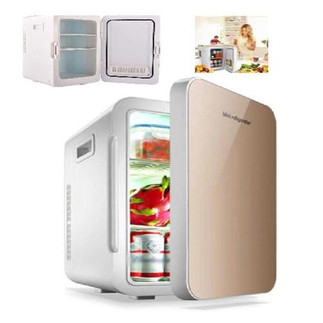 Geladeira portatil 20 litros mini frigobar refrigerador 2 em 2 resfria e aquece design moderno luxo 220v - MAKEDA Menor preço em Geladeira portatil 20 litros mini frigobar refrigerador 2 em 2 resfria e aquece design moderno luxo 220v - MAKEDA