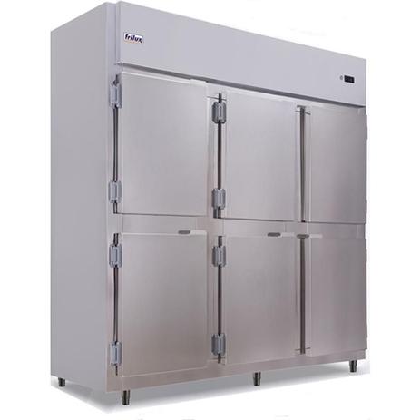 Geladeira/Refrigerador Comercial Inox 6 Portas Cegas RF-067 Frilux Menor preço em Geladeira/Refrigerador Comercial Inox 6 Portas Cegas RF-067 Frilux