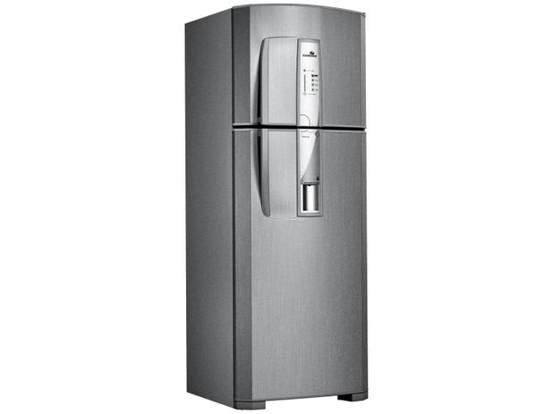 Geladeira/Refrigerador Continental Frost Free 445L - Duplex Inox Massima c/ Dispenser de Água RFCT515