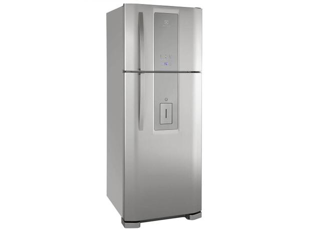 Geladeira/Refrigerador Electrolux Frost Free - Duplex 441L Inox Painel Blue Touch DWX51