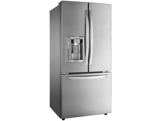 Menor preço em Geladeira/Refrigerador Panasonic Frost Free 592L - Dispenser de Água NR-CB74PV1XA Aço Escovado
