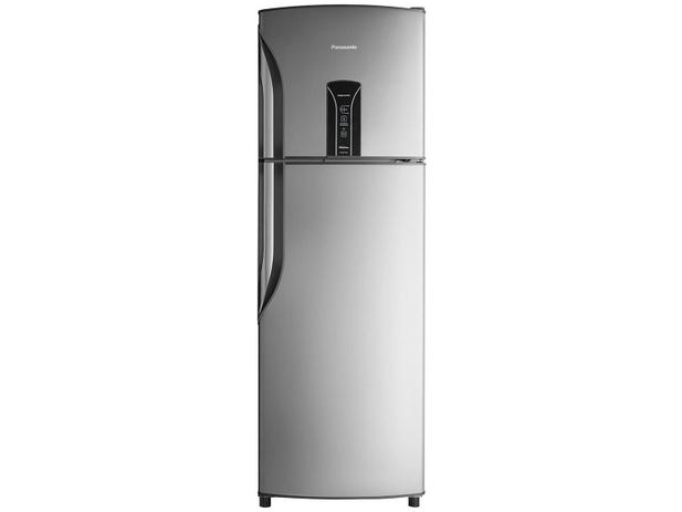 Geladeira/Refrigerador Panasonic Frost Free Aço - Escovado Duplex 387L re generation NR-BT42BV1X