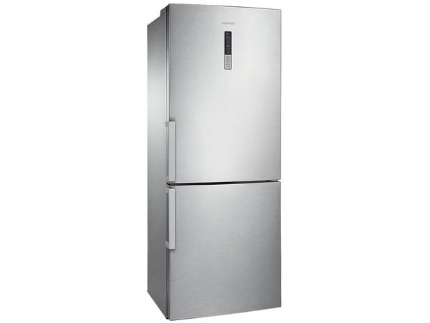 Geladeira/Refrigerador Samsung Inox Duplex 435L - Bottom Freezer RL4353JBASL/AZ