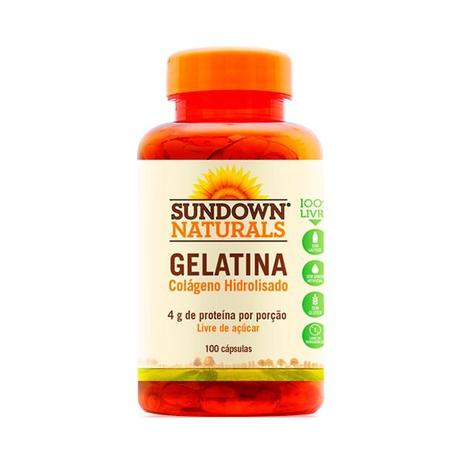 Gelatina Colágeno Hidrolisado - 100 cápsulas - Sundown - Sundown naturals Menor preço em Gelatina Colágeno Hidrolisado - 100 cápsulas - Sundown - Sundown naturals