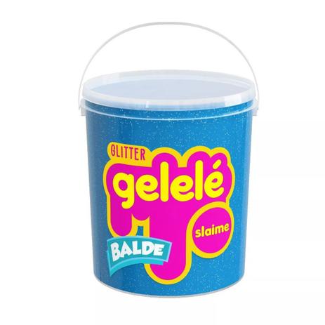 Gelelé geleinha massinha slaime com glitter balde 457 gr escolha as cores - Doce brinquedo é boa?