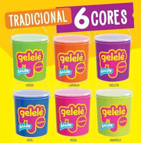 Gelelé Slime Meleca Massinha Tradicional Balde 3 Unid. Sort. - Doce brinquedo Menor preço em Gelelé Slime Meleca Massinha Tradicional Balde 3 Unid. Sort. - Doce brinquedo