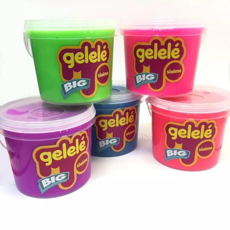 Gelelé Slime Tradicional Big Balde 1,5 Kg Cores Variadas - Acrilex Menor preço em Gelelé Slime Tradicional Big Balde 1,5 Kg Cores Variadas - Acrilex