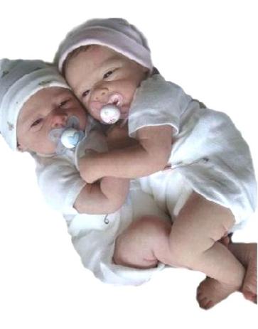 Gemeos Bebe Reborn molde importado Autentico - Baby Dolls
