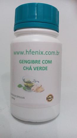 Gengibre com cha verde 30 capsulas 500mg - Hfenix Menor preço em Gengibre com cha verde 30 capsulas 500mg - Hfenix
