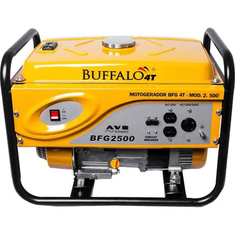 Gerador 2 KVA Monofásico a Gasolina 6.5 HP BFG2500 Partida Manual Buffalo é boa?