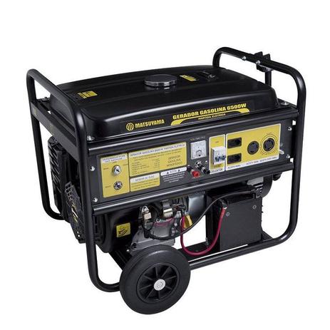 Gerador 6500 Gasolina Partida Elétrica Bifásico 127/220V Matsuyama Menor preço em Gerador 6500 Gasolina Partida Elétrica Bifásico 127/220V Matsuyama