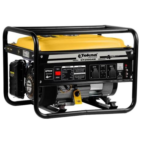 Gerador á Gasolina 2,5KVA 4 Tempos GT2500AW Monofásico 110V/220V TEKNA Menor preço em Gerador á Gasolina 2,5KVA 4 Tempos GT2500AW Monofásico 110V/220V TEKNA