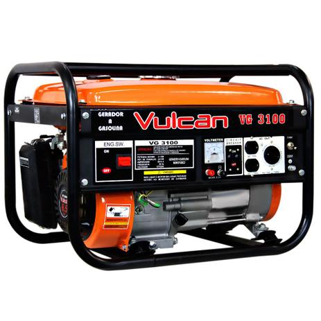 Gerador à Gasolina 4 Tempos 3,1KVA Bivolt - VG3100 Vulcan Menor preço em Gerador à Gasolina 4 Tempos 3,1KVA Bivolt - VG3100 Vulcan