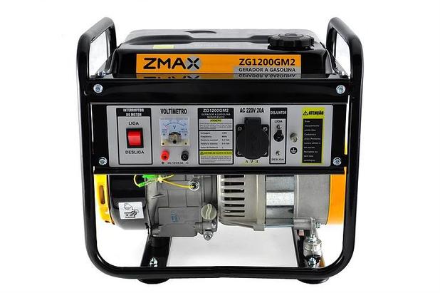 Gerador a Gasolina 4 Tempos ZG1200M2 0.9KVA 220V Zmax é boa?