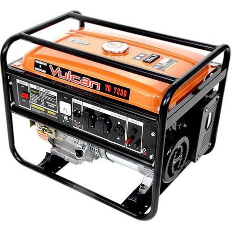 Gerador à Gasolina 4T Partida Manual  7200W VG7200 127/220V - Vulcan é boa?