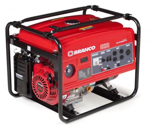 GERADOR a Gasolina B4T 6500 Partida Manual 13,0CV Monofásico Bivolt BRANCO Menor preço em GERADOR a Gasolina B4T 6500 Partida Manual 13,0CV Monofásico Bivolt BRANCO