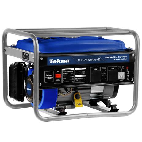 Gerador de energia 2,2 Kva a gasolina partida manual bivolt - GT2500AW-B - Tekna Menor preço em Gerador de energia 2,2 Kva a gasolina partida manual bivolt - GT2500AW-B - Tekna