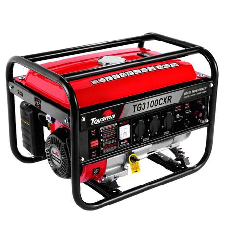 Gerador de energia 3,1 kva a gasolina partida manual bivolt - TG3100CXR - Toyama Menor preço em Gerador de energia 3,1 kva a gasolina partida manual bivolt - TG3100CXR - Toyama