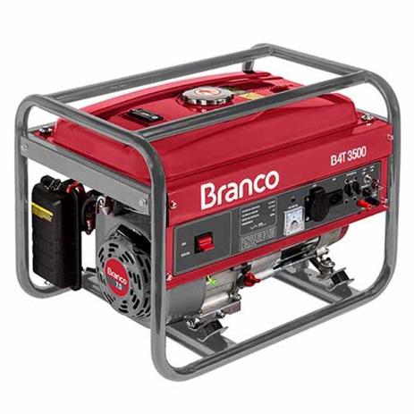Gerador de energia 3,5 kva à gasolina monofásico partida manual - Branco Motores é boa?