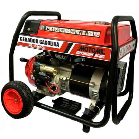 Gerador De Energia À Gasolina Monofásico 4T- 18 HP- 10 Kva Mg-10000Cle Motomil Menor preço em Gerador De Energia À Gasolina Monofásico 4T- 18 HP- 10 Kva Mg-10000Cle Motomil