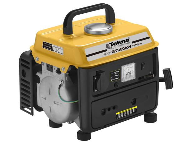 Gerador de Energia à Gasolina Portátil 850W - Tekna GT950AW