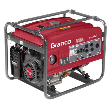 Menor preço em Gerador De Energia Branco B4T-6500 A Gasolina 5.5Kva Partida Manual