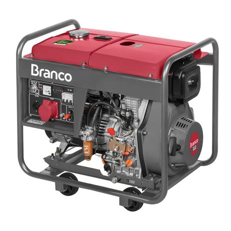 Gerador De Energia Branco BD8000E3 A Diesel 380V 8Kva Partida Elétrica Menor preço em Gerador De Energia Branco BD8000E3 A Diesel 380V 8Kva Partida Elétrica
