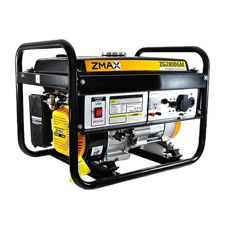 Gerador De Energia Gasolina Zmax ZG2800GM Monofásico 6.5Hp Bivolt é boa?