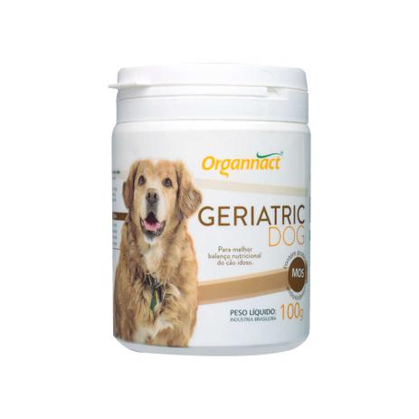 Geriatric 100g Suplemento mineral para cães idosos - Organnact Menor preço em Geriatric 100g Suplemento mineral para cães idosos - Organnact