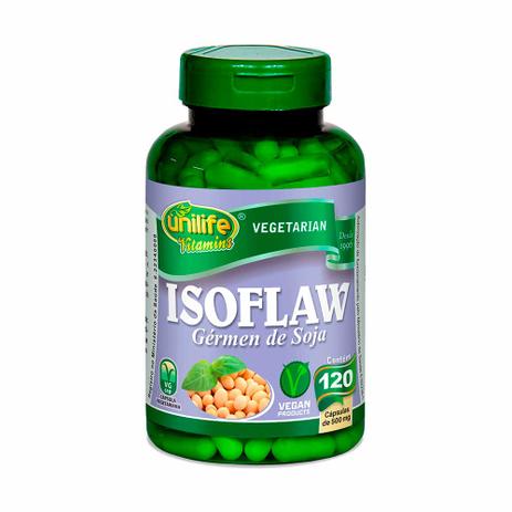 Gérmen de Soja Isoflaw - Unilife - 120 Cápsulas de 500mg Menor preço em Gérmen de Soja Isoflaw - Unilife - 120 Cápsulas de 500mg
