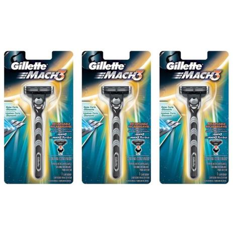 Gillette Mach3 Aparelho De Barbear Regular C/1 (Kit C/03) é boa?