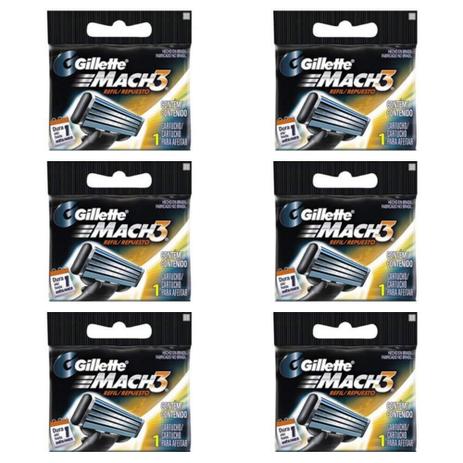 Gillette Mach3 Carga Regular C/1 (Kit C/06) é boa?