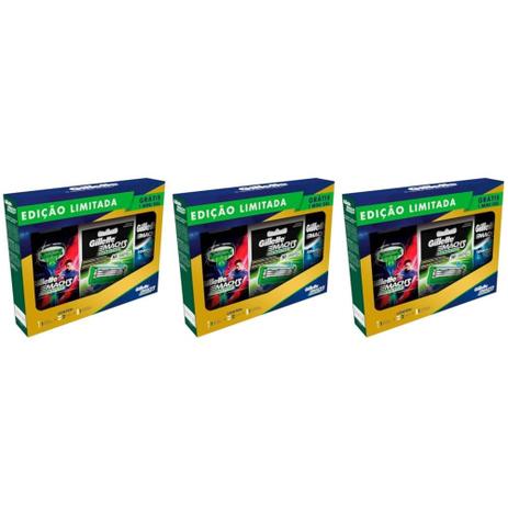 Gillette Mach3 Sensi Care Aparelho De Barbear + 2 Cargas + Gel 71g (Kit C/03) Menor preço em Gillette Mach3 Sensi Care Aparelho De Barbear + 2 Cargas + Gel 71g (Kit C/03)