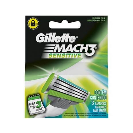 Gillette Mach3 Sensitive Carga C/3 é boa?