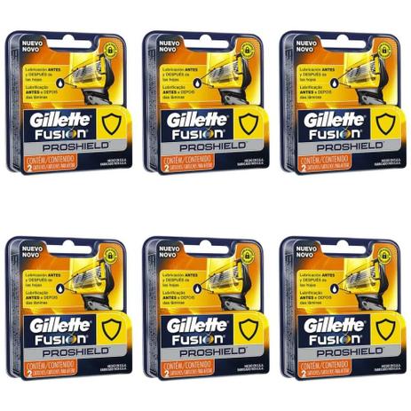 Gillette Proglide Carga C/2 (Kit C/06) Menor preço em Gillette Proglide Carga C/2 (Kit C/06)
