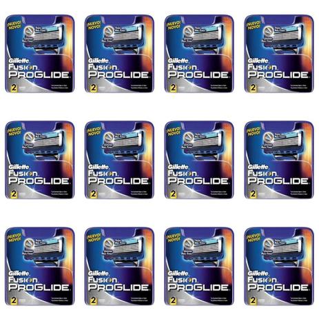 Gillette Proglide Carga Regular C/2 (Kit C/12) Menor preço em Gillette Proglide Carga Regular C/2 (Kit C/12)