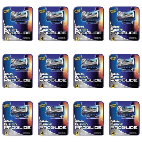Gillette Proglide Carga Regular C/4 (Kit C/12) Menor preço em Gillette Proglide Carga Regular C/4 (Kit C/12)