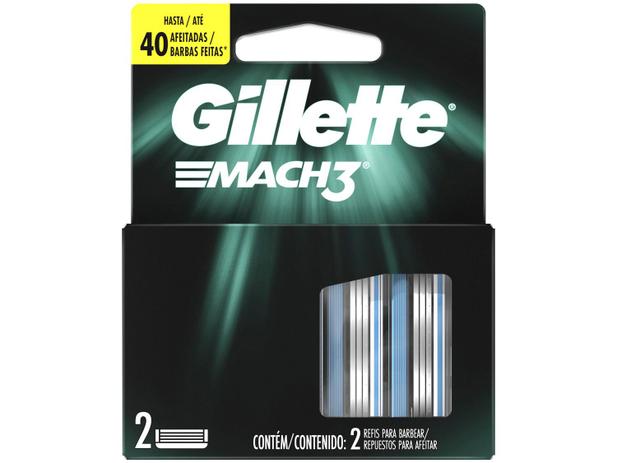 Gillette Shave Care Mach3 - Cartuchos de Barbear 2 Peças