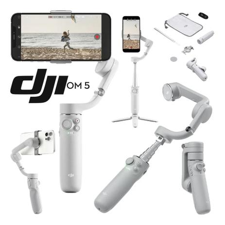 Gimbal Dji Om5 Osmo Mobile Estabilizador Celular Dobrável - Sunset white Menor preço em Gimbal Dji Om5 Osmo Mobile Estabilizador Celular Dobrável - Sunset white