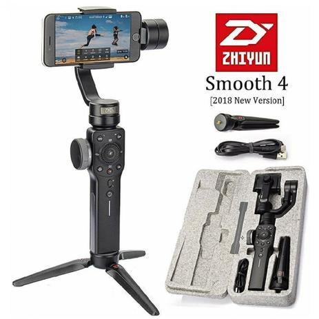 Gimbal Smooth 4 Zhiyun estabilizador celular profissional Menor preço em Gimbal Smooth 4 Zhiyun estabilizador celular profissional
