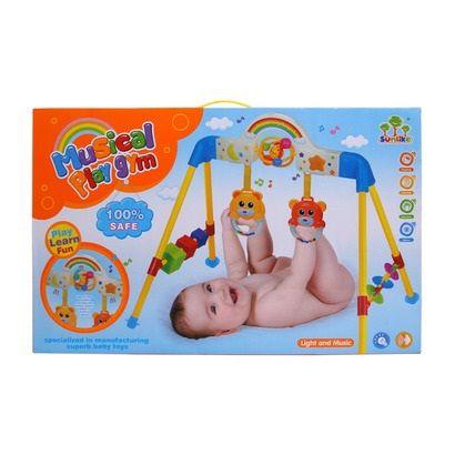 Ginasio playground e centro de atividades do bebe 3 em 1 musical com luz e mobile de berço chocalho - Faça  resolva é boa?