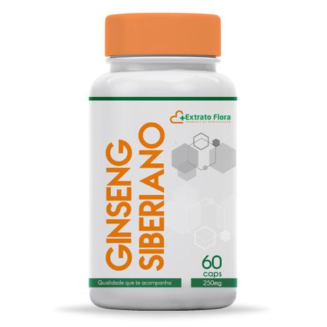 Ginseng Siberiano 250mg 60 Cápsulas - Extrato flora é boa?